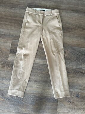 J. Crew Cameron Tailored Women's Trousers in Beige
